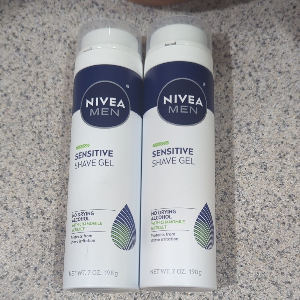 Nivea Men Sensitive Shave Gel - White and Blue